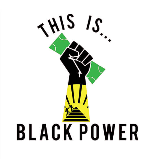 The Is Black Power Logo Designed by