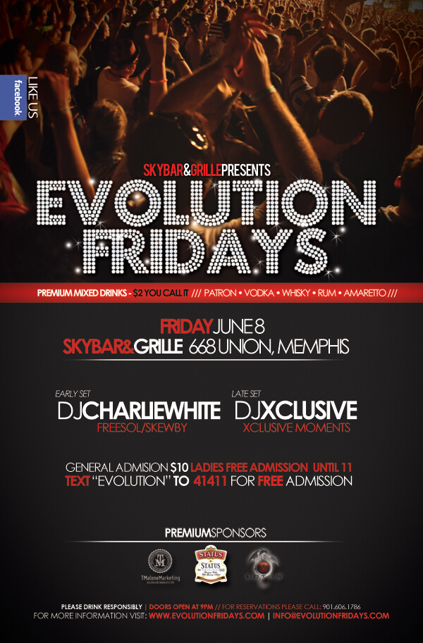 Evolution Fridays Flyer