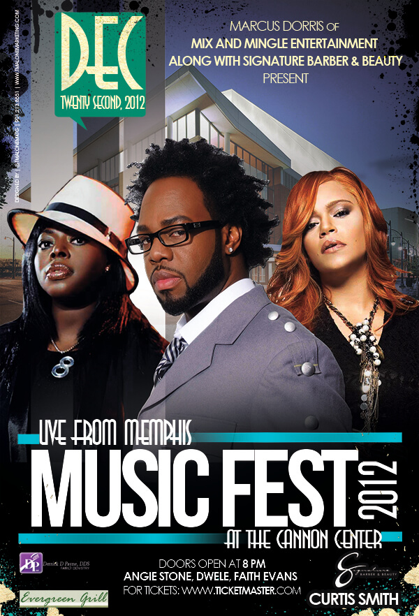 Mix and Mingle Entertainment – Music Fest Flyer