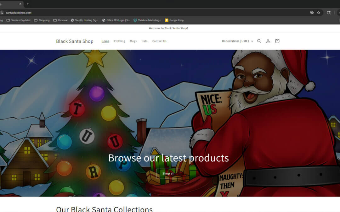 Black Santa Shop